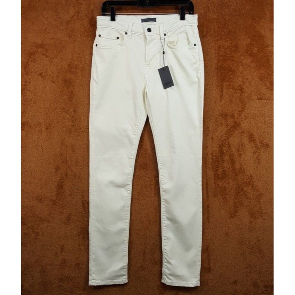 John Varvatos Jeans Mens Size 31 Cream Wash Slim Fit JV 702 In Chalk $248